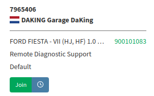 Pending ticket